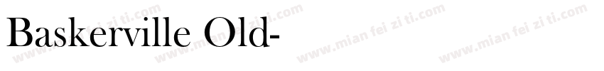 Baskerville Old字体转换